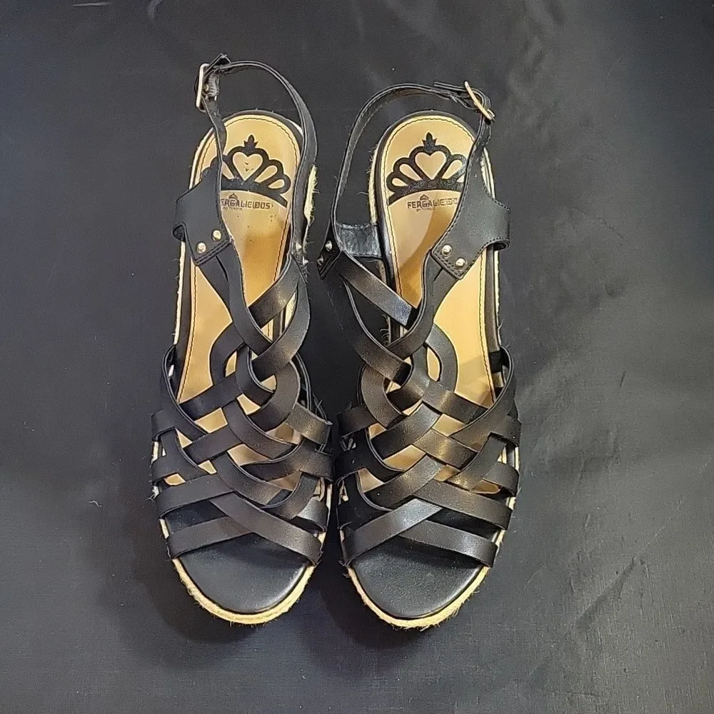 FEGALIECIOUS REINVIGORATE YOUR SUMMER  PLAITED LEATHER TWISTS   SANDALS